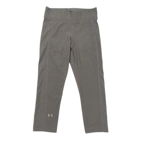 Under Armour Women's Small Gray Athletic Workout Capri Leggings - Picture 1 of 6